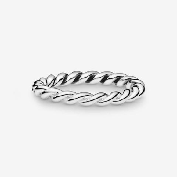 Pandora Intertwined Twist Rope Ring - Picture 2 of 12